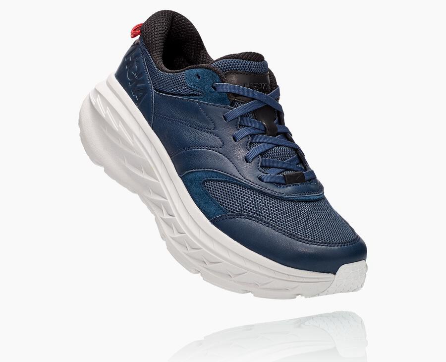 Hoka One One Løbesko Dame - Bondi L - Mørkeblå/Hvide - 514987JDC